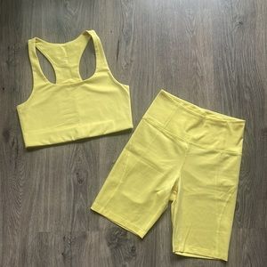 Girlfriend Collective Yellow Set